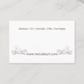 Carte De Visite Podologue (Dos)