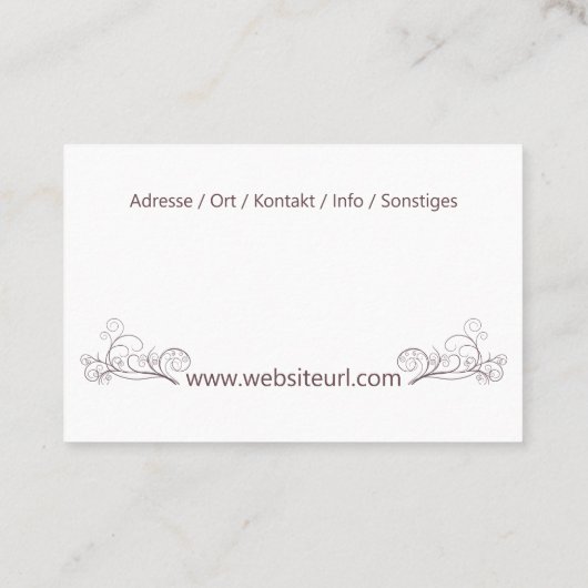 Carte De Visite Podologue (Dos)