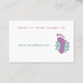 Carte De Visite Podologue (Dos)