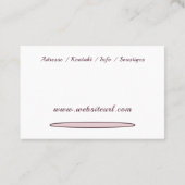 Carte De Visite Podologue (Dos)