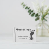 Carte De Visite Podologue (Debout devant)