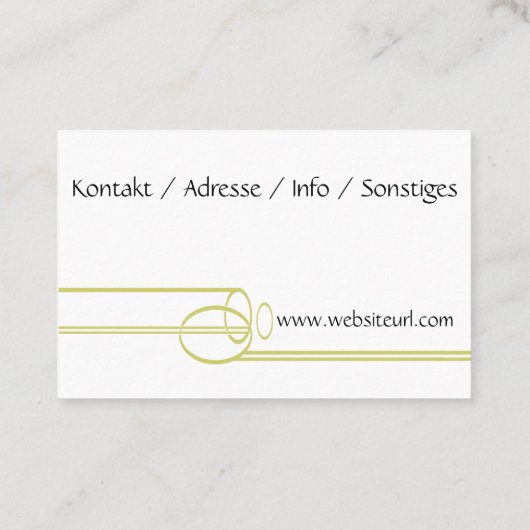 Carte De Visite Podologue (Dos)