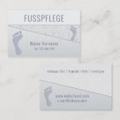 Carte De Visite Podologue (Devant / Derrière)