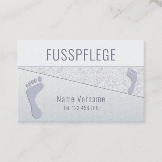 Carte De Visite Podologue (Devant)