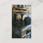 Carte De Visite Poêle à charbon (Dos)