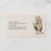 Carte De Visite Poète écrivain (Dos)