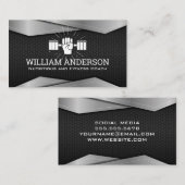 Carte De Visite Poids de la main | Santé et condition physique (Devant / Derrière)