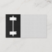 Carte De Visite Poids de la sonnette en fibre de carbone (Dos)