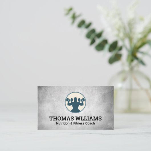 Carte De Visite Poids de levage (Debout devant)