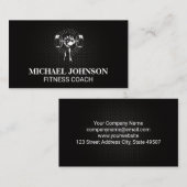 Carte De Visite Poids de levage | Fitness (Devant / Derrière)