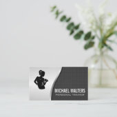 Carte De Visite Poids de levage | Formateur personnel (Debout devant)