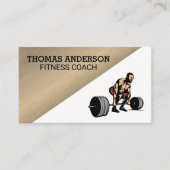 Carte De Visite Poids de levage pour homme | Fitness (Devant)