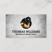 Carte De Visite Poids du curling du bras (Devant)