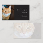 Carte De Visite Poignée de chat orange (Devant / Derrière)