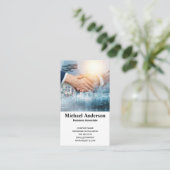 Carte De Visite Poignée | Devoir commercial | Financiers (Debout devant)