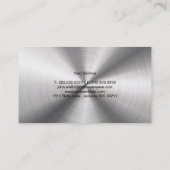 Carte De Visite Poignée et outils Métal professionnel (Dos)