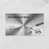 Carte De Visite Poignée et outils Métal professionnel (Devant)