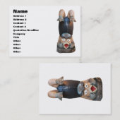 Carte De Visite Poignée Kappa 河 童 (Devant / Derrière)