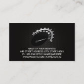 Carte De Visite Poignées du moteur et de l'équipement | Services A (Dos)