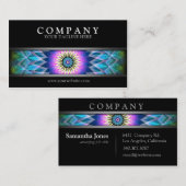 Carte De Visite Point central moderne (Devant / Derrière)