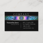 Carte De Visite Point central moderne (Dos)