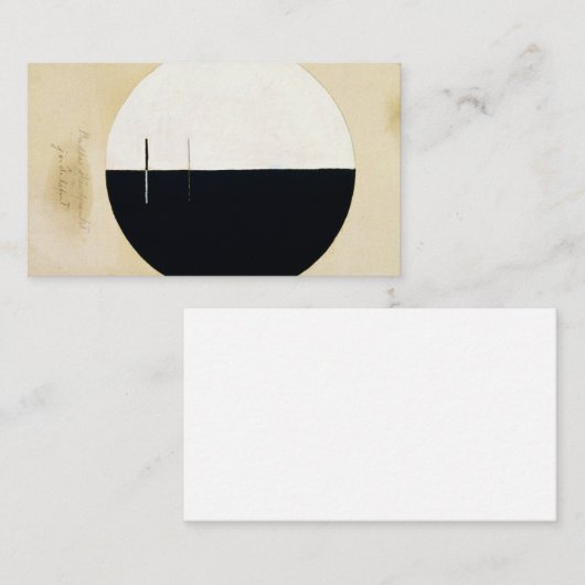 Carte De Visite Point de vue des Bouddhas dans la vie terrestre pa (Devant / Derrière)