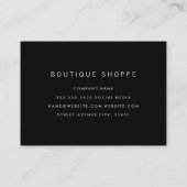 Carte De Visite Point Polka aquarelle (Dos)