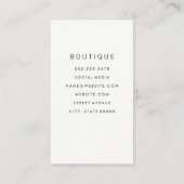 Carte De Visite Point Polka aquarelle (Dos)