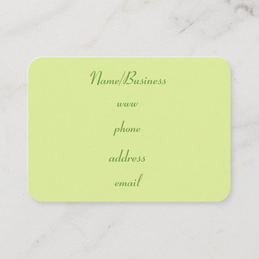 Carte de visite point rétroactif (Dos)