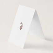 Carte De Visite Point rouge (Devant)