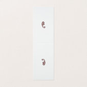 Carte De Visite Point rouge (Extérieur déplié)