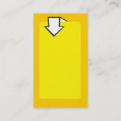 Carte De Visite Pointage du concepteur administratif d'entreprise (Dos)