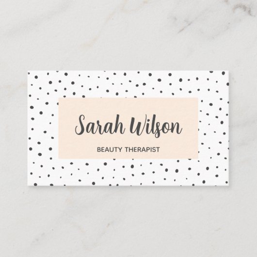 Carte de visite pointé (Devant)