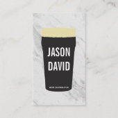 Carte De Visite Pointe de marbre de bière (Devant)