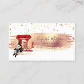 Carte De Visite Pointes rouges Mélangeurs d'or, Brosse (Devant)