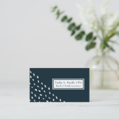 Carte De Visite Points Abstraits modernes Motif géométrique (Debout devant)