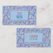 Carte De Visite Points bleus (Devant / Derrière)