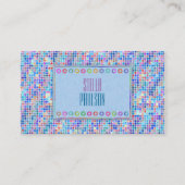 Carte De Visite Points bleus (Devant)