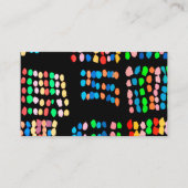 Carte De Visite Points colorés (Devant)