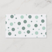 Carte De Visite Points de monnaie (Dos)