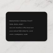 Carte De Visite Points de polka en or professionnel (Dos)