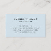 Carte De Visite Points d'encre modernes modélisés (Dos)