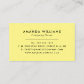 Carte De Visite Points d'encre modernes modélisés (Dos)