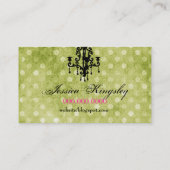 Carte De Visite Points fabuleusement français de chaux de (Dos)