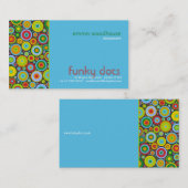 Carte De Visite Points géniaux : : Turquoise (Devant / Derrière)