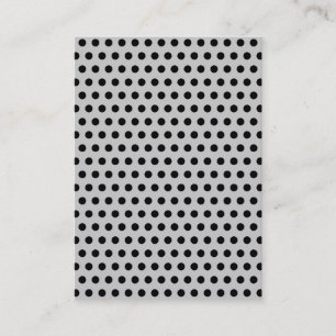 Carte De Visite Points noirs sur gris clair