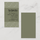 Carte De Visite Points, points, points (Devant / Derrière)