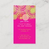 Carte De Visite Points rétro personnalisables PixDezines (Dos)