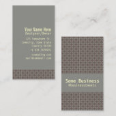 Carte De Visite Points subtils (Devant / Derrière)