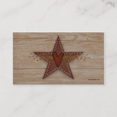 Carte de visite pointu étoilé (Dos)